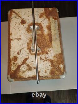 Vintage 7up Metal Drink Cooler Ice Chest Progress Refrigerator Co