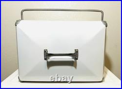 Vintage Acton Mfg Co Coors Metal Ice Chest With Original Tray Bottle Opener USA