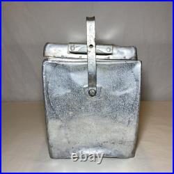 Vintage Aluminum Ice Chest Cooler Handle Medium Metal Heavy Duty Pre 1950s