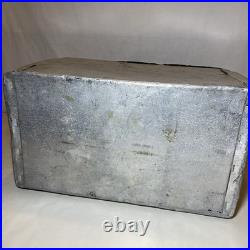 Vintage Aluminum Ice Chest Cooler Handle Medium Metal Heavy Duty Pre 1950s