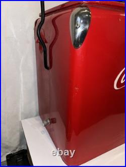 Vintage Antique Coca Cola Metal Icebox Cooler