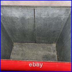 Vintage Antique Coca Cola Metal Icebox Cooler