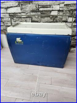 Vintage Artic Metal Ice Chest Blue 1950s Rare