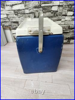 Vintage Artic Metal Ice Chest Blue 1950s Rare