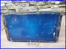 Vintage Artic Metal Ice Chest Blue 1950s Rare
