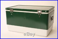 Vintage COLEMAN COOLER Original Box metal ice chest Snow-Lite 10.5 GALLON green