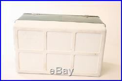 Vintage COLEMAN COOLER Original Box metal ice chest Snow-Lite 10.5 GALLON green