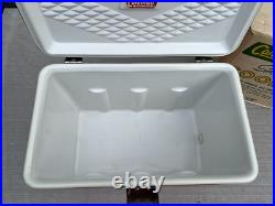 Vintage COLEMAN RED Metal Cooler Soda Drink Model 5281B SNOWLITE Cardboard Box