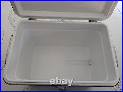 Vintage Cabela's Stainless Steel Belted Cooler Ice Chest 50-Quart 5 Day Coleman