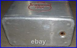 Vintage Canada Dry Metal Aluminum Cooler, Ice Chest
