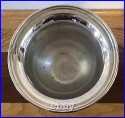 Vintage Champagne Bucket Silver Plated Wine Chiller Sheffield Silver Co. WithLiner