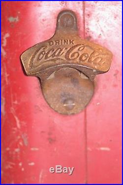 Vintage Coca Cola Airline Cooler Chest Soda Pop Advertising Embossed Metal