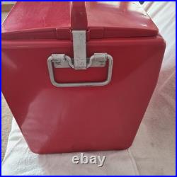 Vintage Coca Cola Cavalier Red Metal Cooler SUPER RARE