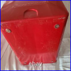 Vintage Coca Cola Cavalier Red Metal Cooler SUPER RARE