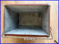 Vintage Coca Cola Cooler Acton Mfg Metal Picnic Ice Chest Drink Coke 1950s Patd