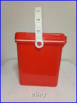 Vintage Coca-Cola Cooler Box Showa Retro Metal Ice Chest Used Rare Style