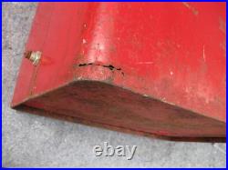 Vintage Coca Cola Cooler Icebox Metal Action Mfg 50's Large 16x17x12 PLZ READ