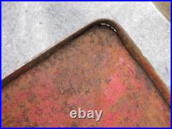 Vintage Coca Cola Cooler Icebox Metal Action Mfg 50's Large 16x17x12 PLZ READ