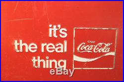 Vintage Coca-Cola Cooler Progress Refrigerator Comp. Metal Cooler Nice