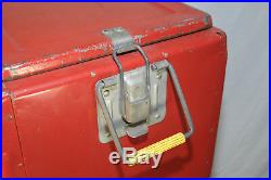 Vintage Coca-Cola Cooler Progress Refrigerator Comp. Metal Cooler Nice