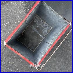 Vintage Coca Cola Cooler Trade Marked Metal 1950s Mid Century