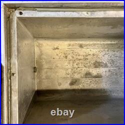 Vintage Coca-Cola Metal Aluminum Cooler Chest Silver Things Go Better Coke USA