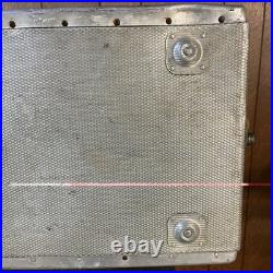 Vintage Coca-Cola Metal Aluminum Cooler Chest Silver Things Go Better Coke USA