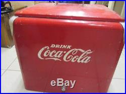 Vintage Coca Cola Metal Cooler