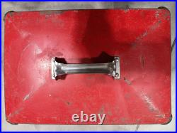 Vintage Coca Cola Metal Cooler Ice Chest Action Mfg