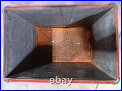 Vintage Coca Cola Metal Cooler Ice Chest Action Mfg