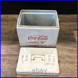Vintage Coca-Cola Piedmont Airlines Airline Cooler Ice Chest 11 Bottle