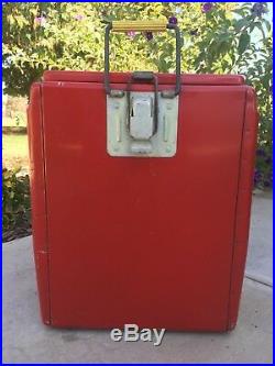 Vintage Coca-Cola Progress Refrigerator Comp. Metal Cooler RARE! Bottle Opener
