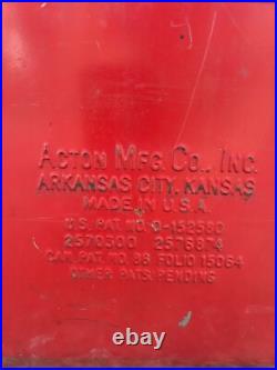 Vintage Coca-Cola Red Metal Ice Chest Cooler