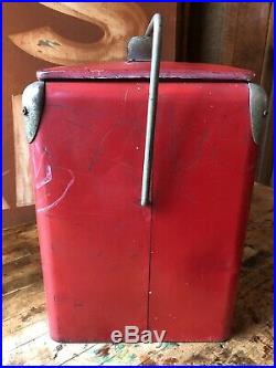 Vintage Coke Cooler, Coca Cola Cooler, Coca Cola Collectibles, Metal Beer Cooler