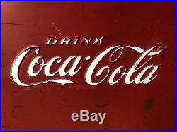 Vintage Coke Cooler, Coca Cola Cooler, Coca Cola Collectibles, Metal Beer Cooler