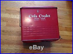 Vintage Cola Cooler Fiberglass Insulated Camping Drink Cooler