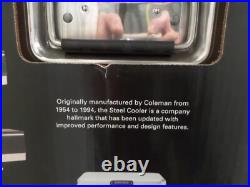 Vintage Coleman 100th Anniversary Stainless Steel 54 qt Cooler Camping Rare Gift Vintage Coleman 100th Anniversary Stainless Steel 54 qt Cooler Camping Rare Gift
