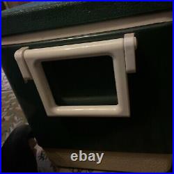 Vintage Coleman Cooler. Green Metal. Never Used! Box Was Destroyed. 18x11x13 Vintage Coleman Cooler. Green Metal. Never Used! Box Was Destroyed. 18x11x13