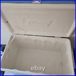 Vintage Coleman Cooler Metal Retro Blue Made in Canada 1960's-1970's