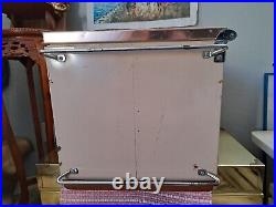 Vintage Coleman Cooler Stand Up Ice Chest 1970s 3 Way Convertible Faux Wood Meta