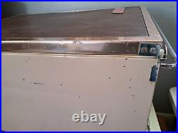 Vintage Coleman Cooler Stand Up Ice Chest 1970s 3 Way Convertible Faux Wood Meta