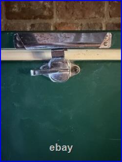 Vintage Coleman Green Chest Cooler with Removable Tray and Water Jug