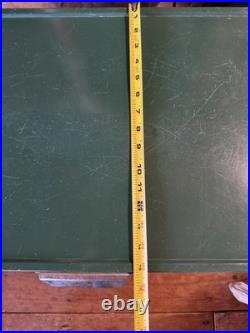 Vintage Coleman Green Chest Cooler with Removable Tray and Water Jug