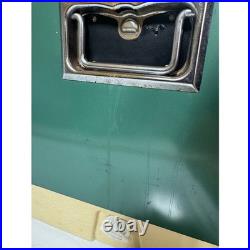 Vintage Coleman Green Metal Cooler Water Jug and Ice Pack 3 Piece Camping Set