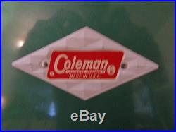 Vintage Coleman Ice Box Cooler with Coleman Diamond Logo