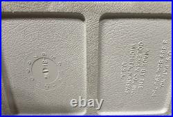 Vintage Coleman Metal Cooler Mini Red 18x11x13 Clean Made in USA