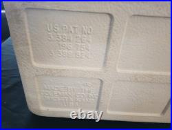 Vintage Coleman Metal Cooler Mini Red 18x11x13 Very Clean