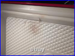 Vintage Coleman Metal Cooler Mini Red 18x11x13 Very Clean