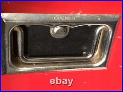 Vintage Coleman Red Metal Ice Chest Cooler 22 Display Retro Camping Made In USA