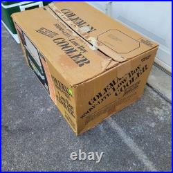 Vintage Coleman Snow Lite Cooler Green with Box & 2 Gallon Jug